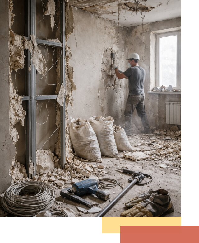 Профессиональный демонтаж зданий и конструкций в Лянторе