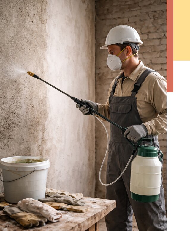 Антисептическая обработка стен в Лянторе от 1228 руб. — быстро и недорого | ОТДЕЛОЧНИК-Лнт