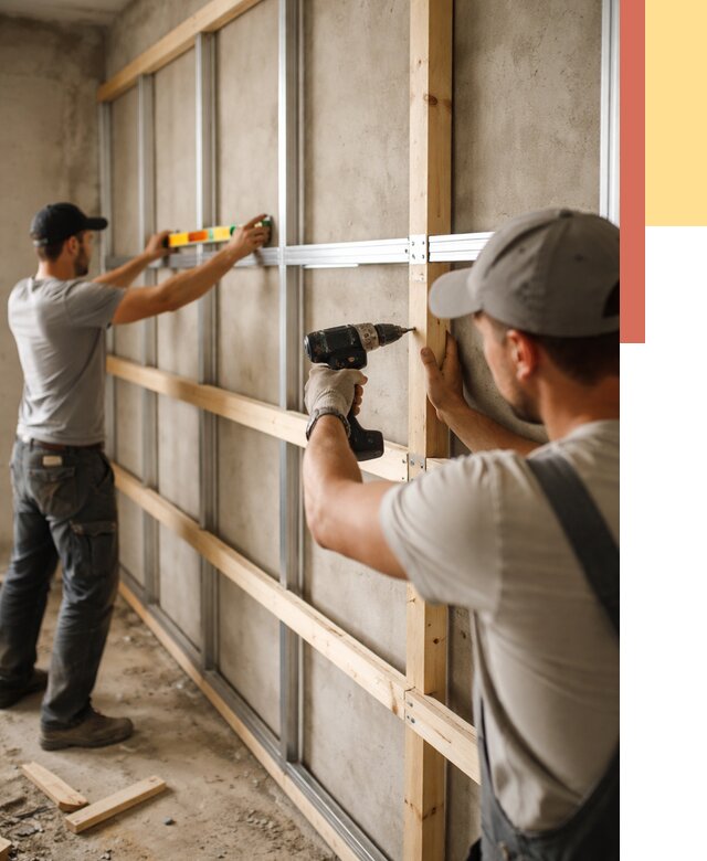 Устройство обрешетки под панели в Лянторе от 2150 руб. — монтаж под ключ | ОТДЕЛОЧНИК-Лнт