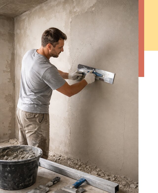 Штукатурка стен без маяков в Лянторе от 7371 руб/м2 — услуги и цена | ОТДЕЛОЧНИК-Лнт