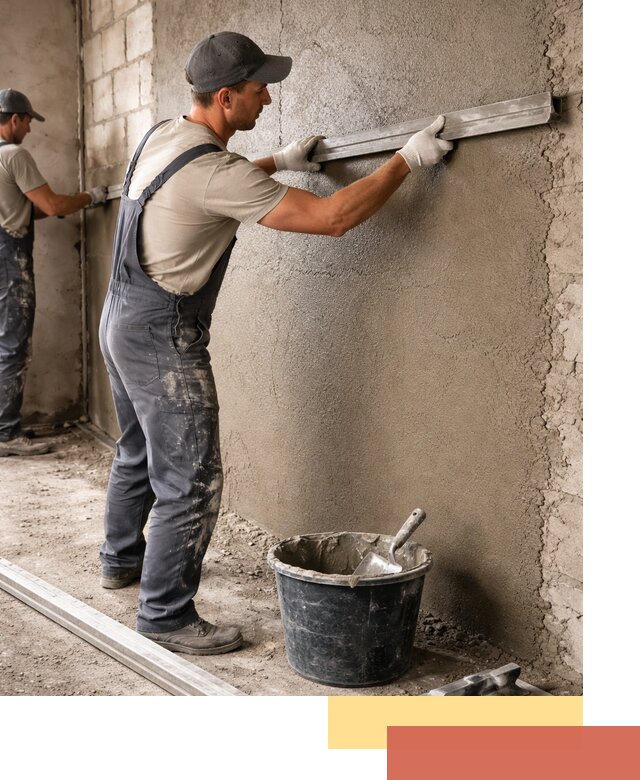 Штукатурка стен цементно-песчаная в Лянторе профессионально