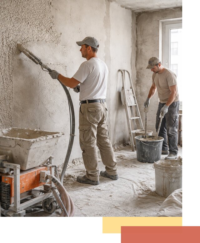 Машинная штукатурка стен в Лянторе — быстро и качественно