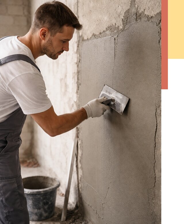 Штукатурка стен под плитку в Лянторе от 4300 руб./м2 — выравнивание под плитку | ОТДЕЛОЧНИК-Лнт