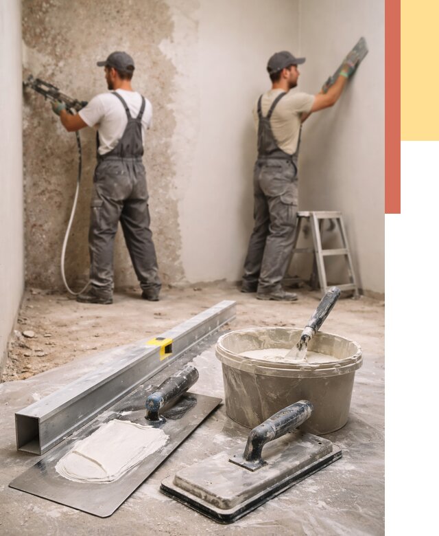 Штукатурка стен под обои в Лянторе от 4607 руб./м2 — выравнивание под обои | ОТДЕЛОЧНИК-Лнт