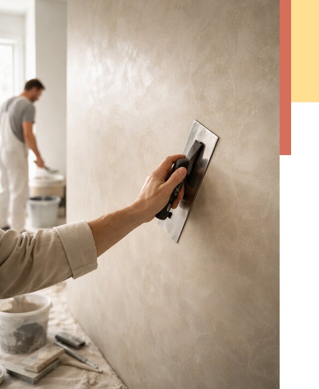 Венецианская штукатурка в Лянторе от 3583 руб/м² — нанесение стен под ключ | ОТДЕЛОЧНИК-Лнт