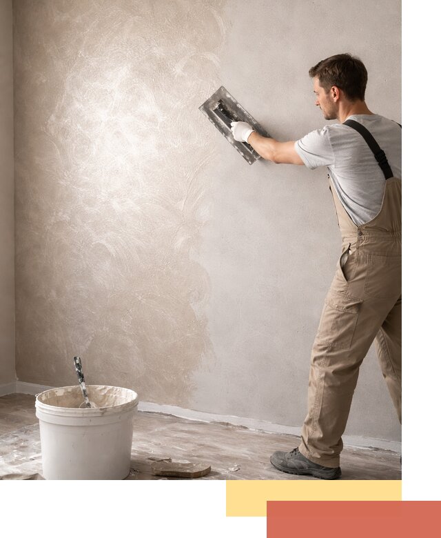 Декоративная штукатурка «Мокрый шелк» под ключ в Лянторе