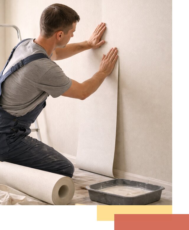 Поклейка флизелиновых обоев в Лянторе качественно и быстро