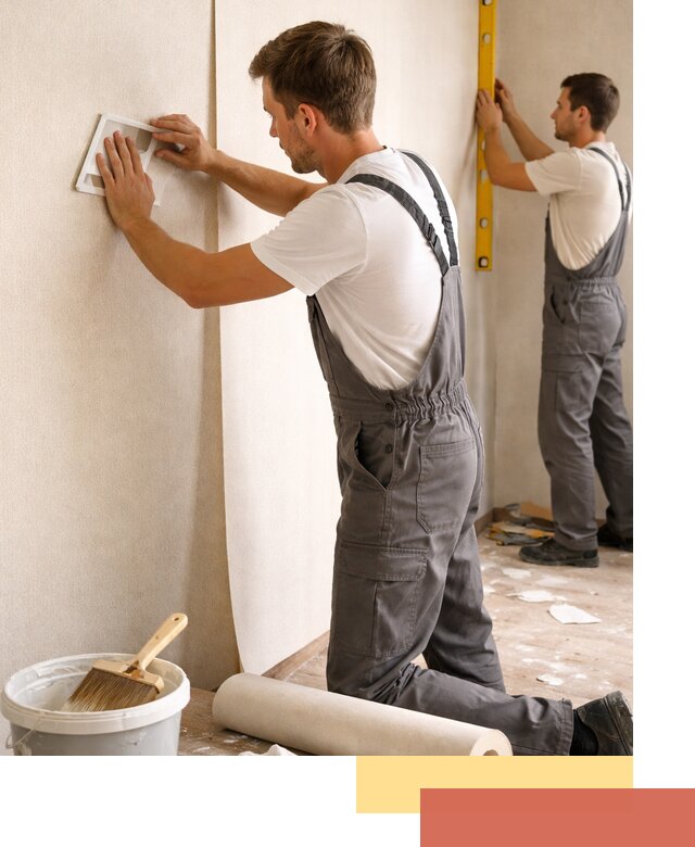 Поклейка бумажных обоев в Лянторе качественно и недорого