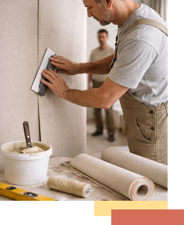 Поклейка текстильных обоев в Лянторе профессионально и аккуратно