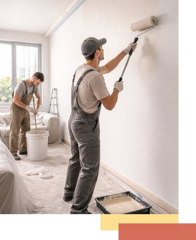 Покраска стен в офисе в Лянторе — быстрый и качественный ремонт