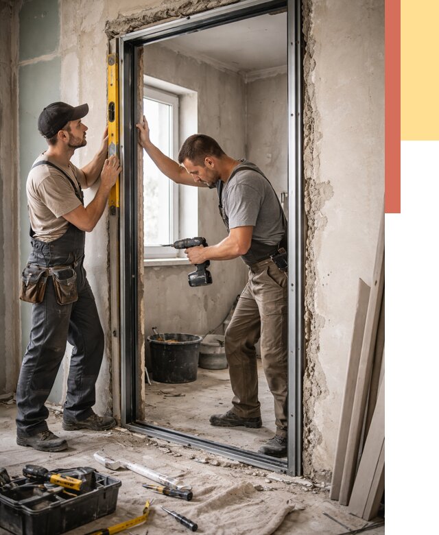 Закладка дверного проема в Лянторе от 3583 руб. — быстро и недорого | ОТДЕЛОЧНИК-Лнт