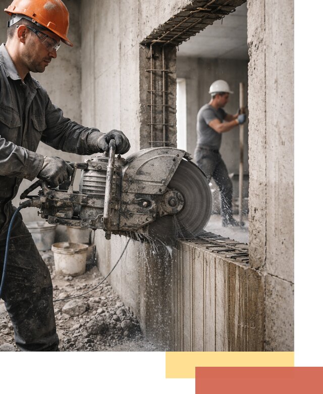 Алмазная резка проемов в Лянторе быстро и точно