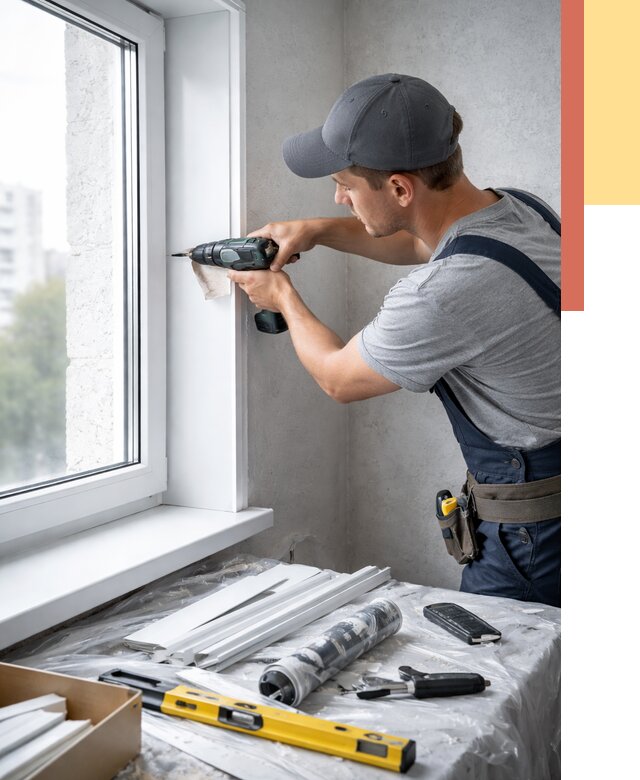 Установка пластиковых откосов в Лянторе от 2303 руб. | ОТДЕЛОЧНИК-Лнт монтаж, быстро и недорого