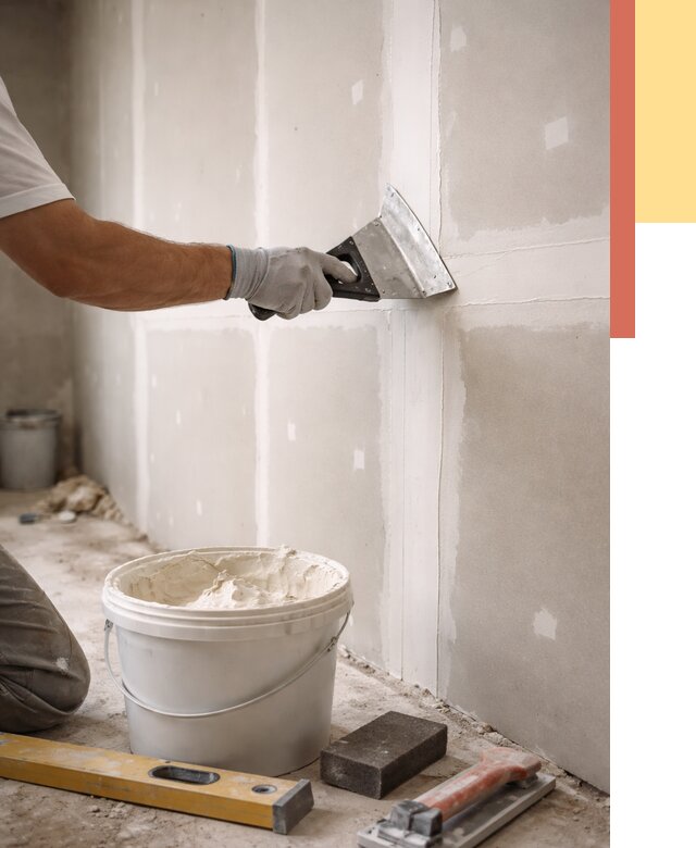 Шпаклевка перегородок из гипсокартона в Лянторе от 2559 руб. — услуги ОТДЕЛОЧНИК-Лнт