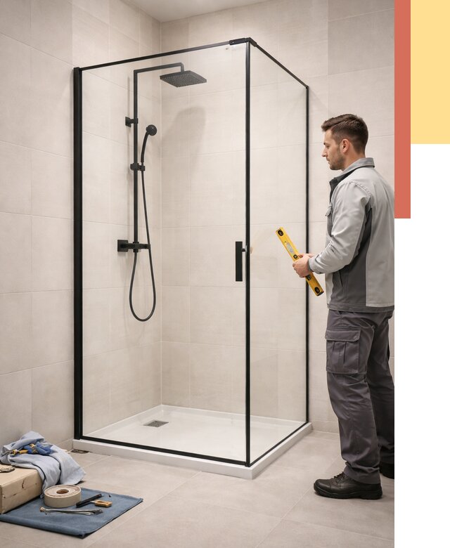 Стеклянные перегородки для душа в Лянторе от 12796 руб. | Монтаж под ключ — ОТДЕЛОЧНИК-Лнт