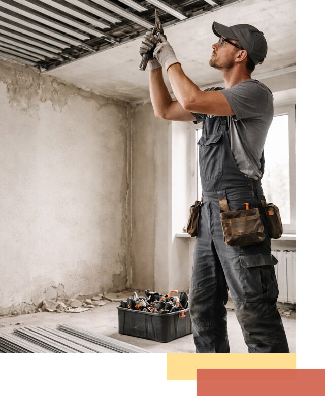 Демонтаж реечного потолка в Лянторе быстро и аккуратно