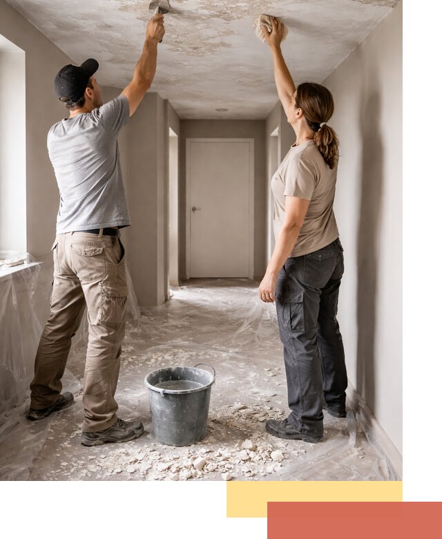 Удаление побелки с потолка в Лянторе — быстро и аккуратно