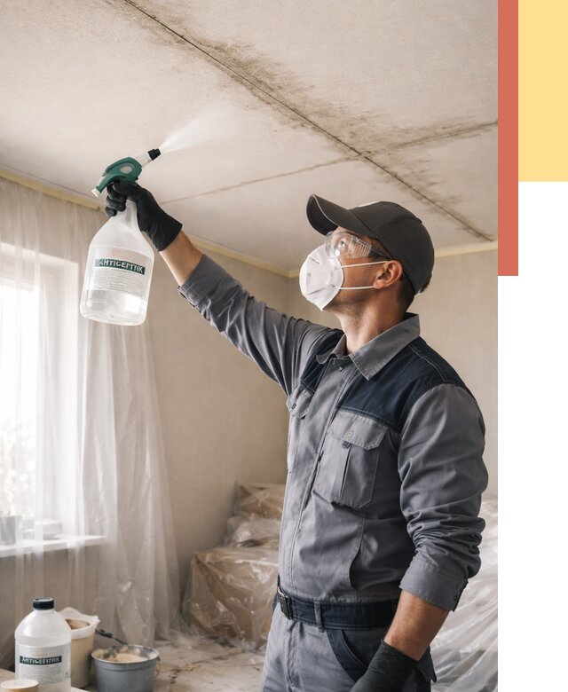 Антисептическая обработка потолка в Лянторе от 2559 руб. | ОТДЕЛОЧНИК-Лнт