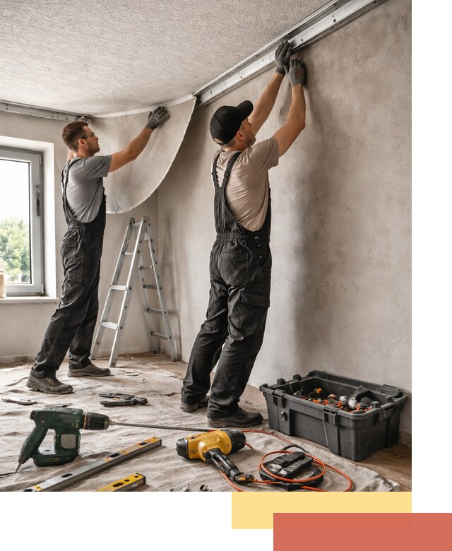 Монтаж фактурного натяжного потолка в Лянторе качественно и быстро