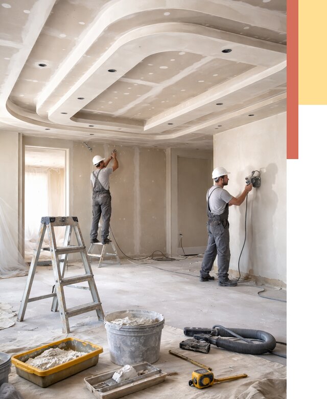 Многоуровневый потолок из гипсокартона в Лянторе от 768 руб. под ключ | ОТДЕЛОЧНИК-Лнт